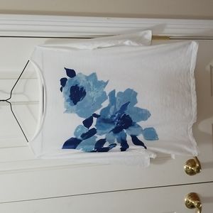 3/$12 St. John's Bay white shirt sz M